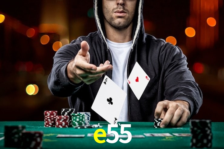 Mercados ao vivo e cash out na e55