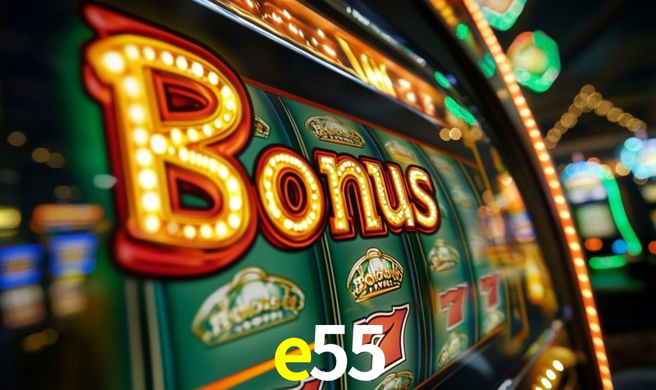 Variedade de jogos na e55